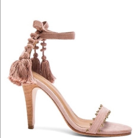 Ulla Johnson Shoes - Ulla Johnson Suede Rose Dani Heels Retail $698